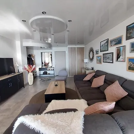 Les Marines De Moriani Pieds Dans L'eau Duplex Avec Terrasses Vue Mer, 4-8 Pers סן-ניקולאו